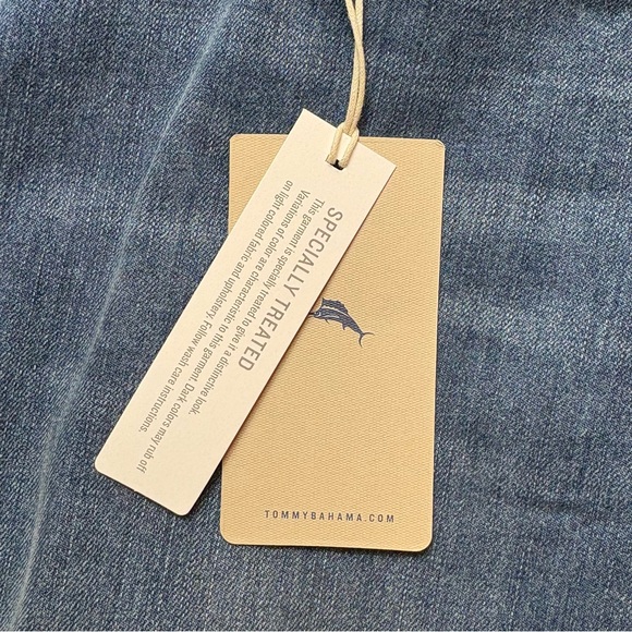 NEW Tommy Bahama Sand Drifter Authentic Jeans Size 40x34 Straight Leg Med Wash - Picture 10 of 11